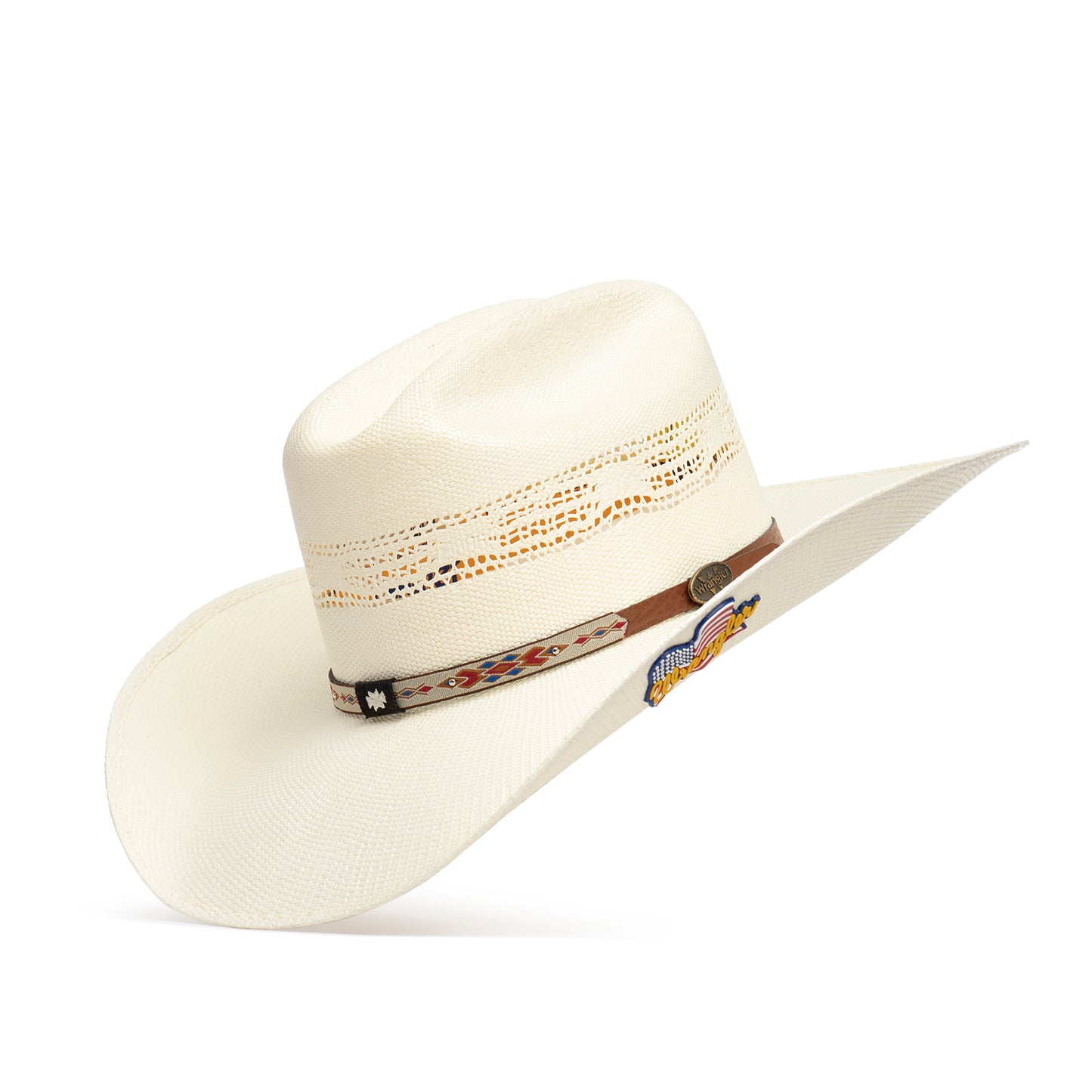 Sombrero Wrangler bangora fino tejido W10A03P-11